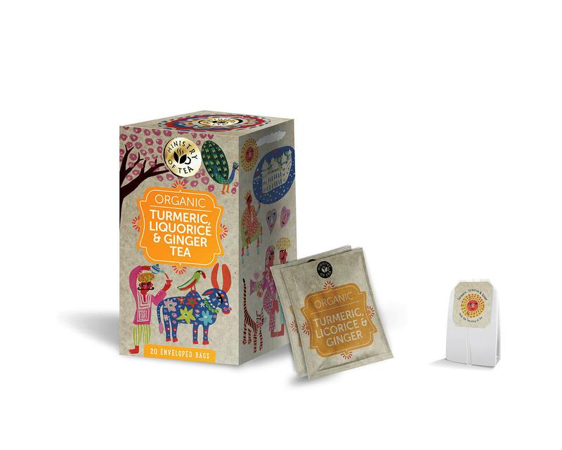 Ministry Of Tea Tumeric Liquorice Ginger Bio