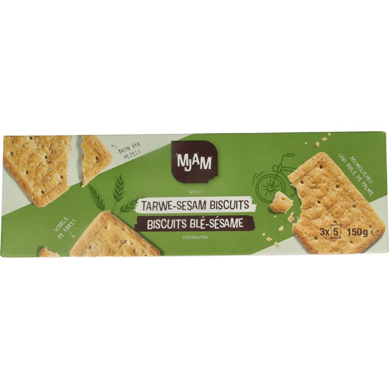 Mjam Biscuits Tarwe Sesam Bio