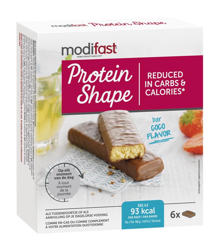 Modifast Protiplus Reep Melk Chocoladekokosnoot Afslankproduct
