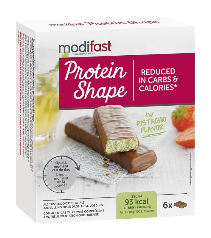 Modifast Protiplus Reep Melk Chocoladepistache Afslankproduct