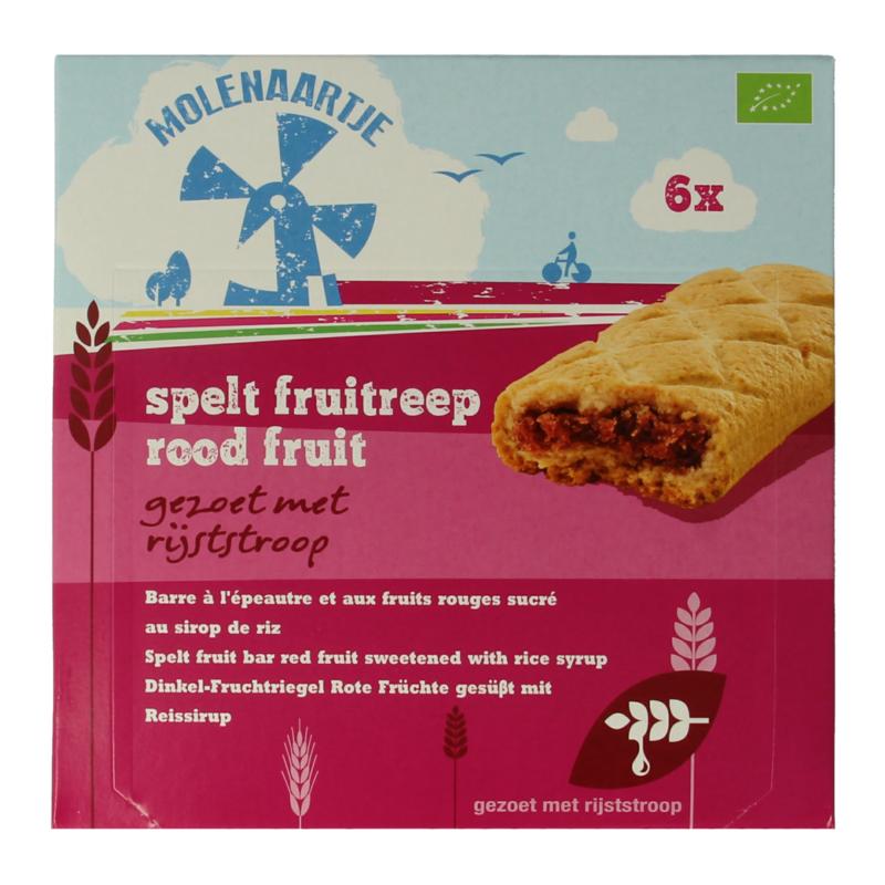Molenaartje Spelt Fruitreep Rood Fruit Bio