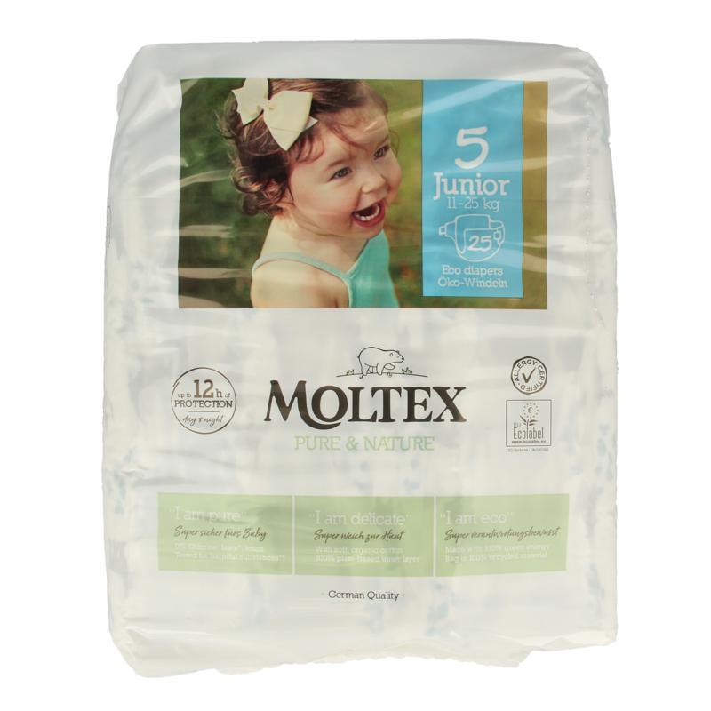 Moltex Pure & Nature Babyluiers Junior
