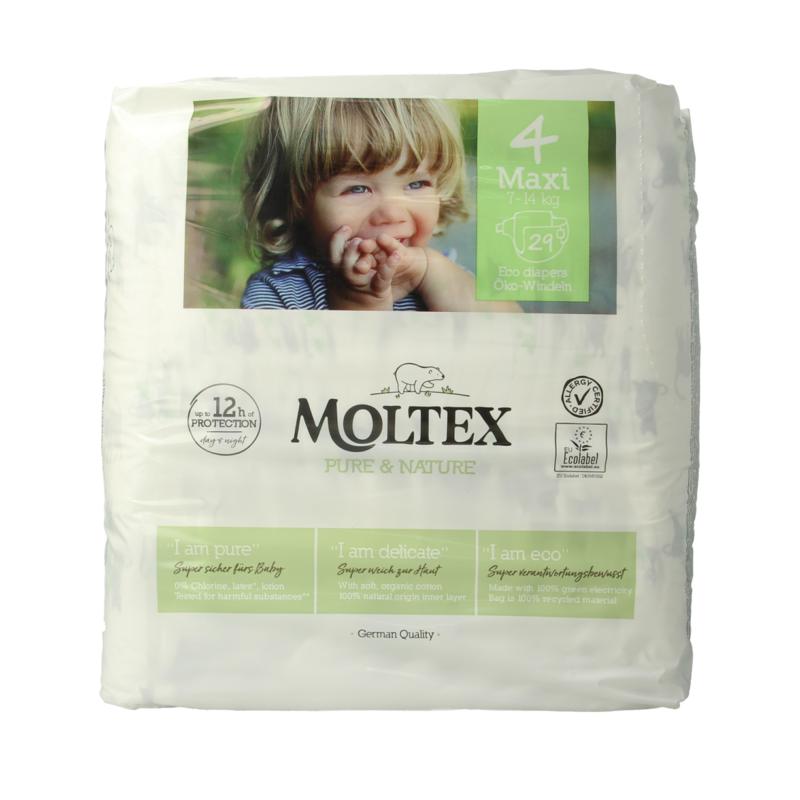 Moltex Pure & Nature Babyluiers Maxi