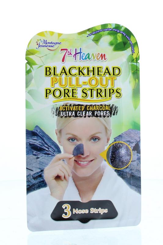Montagne 7Th Heaven Gezichtsmasker Charcoal Pore Strips