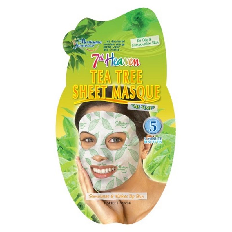 Montagne 7Th Heaven Gezichtsmasker Tea Tree Sheet