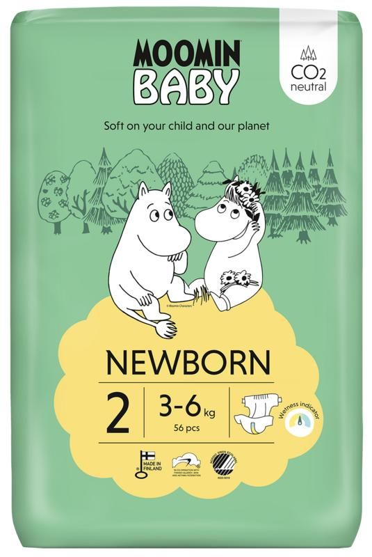Moomin Baby Luiers Maat 2