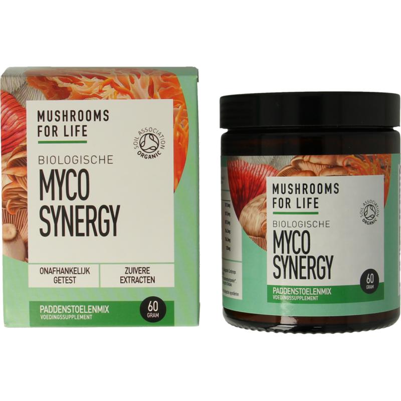 Mushrooms F Life Myco Synergy Poeder Bio