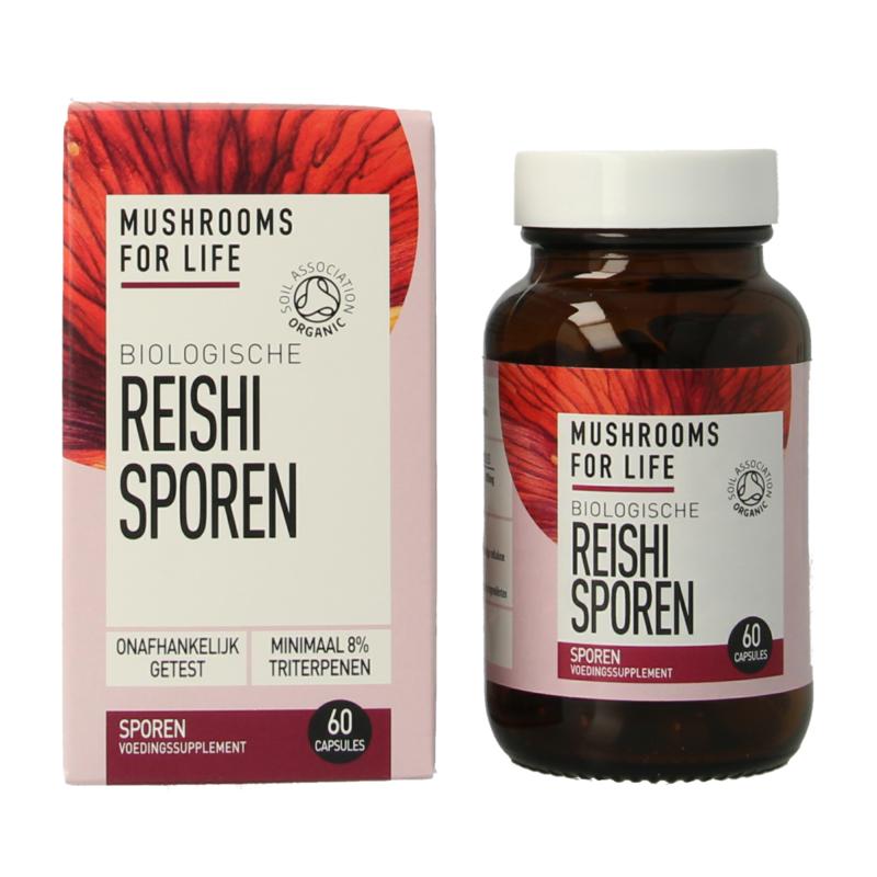 Mushrooms F Life Reishi Spore Paddenstoel Bio
