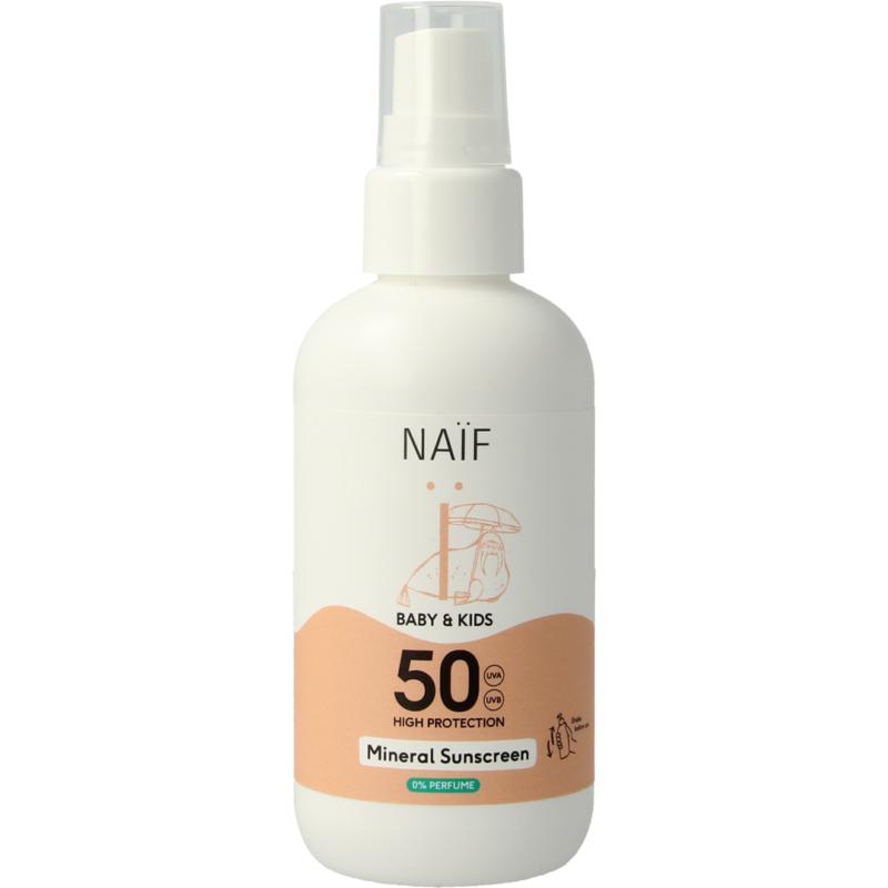 Naif Zon Baby & Kids Spray Parfumvrij Spf50