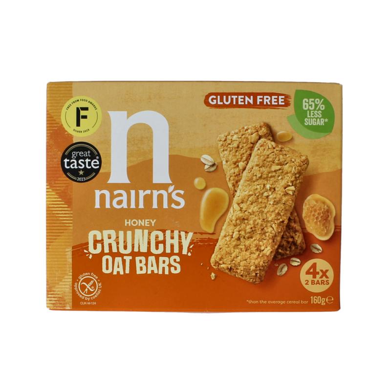 Nairns Crunchy Oat Bars Honey Glutenvrij