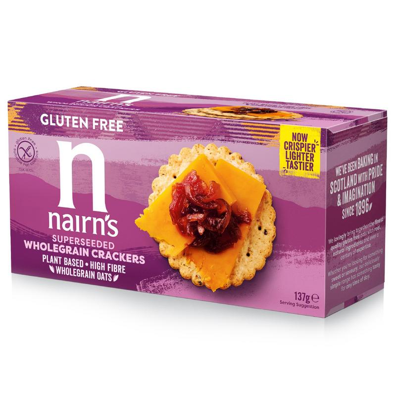 Nairns Volkoren Crackers Seeded Glutenvrij