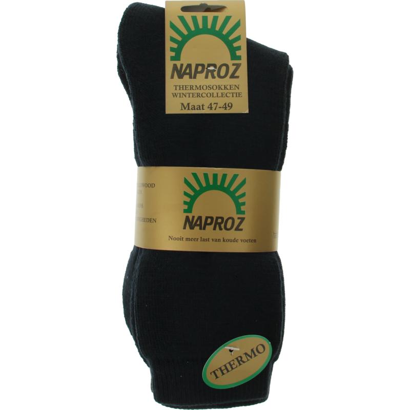 Naproz Thermo Sokken Blauw Maat 47-49