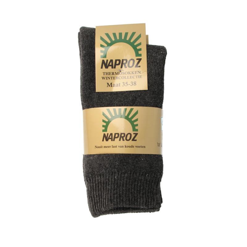 Naproz Thermo Sokken Grijs Maat 35-38