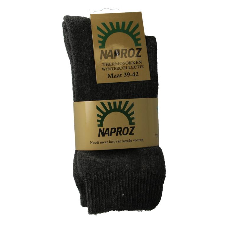 Naproz Thermo Sokken Grijs Maat 39-42