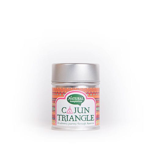 Natural Temptation Cajun Triangle Blikje Natural Spices Bio