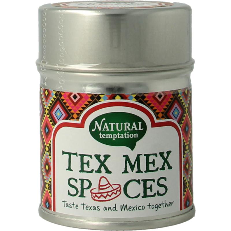Natural Temptation Tex Mex Spices Blikje Bio