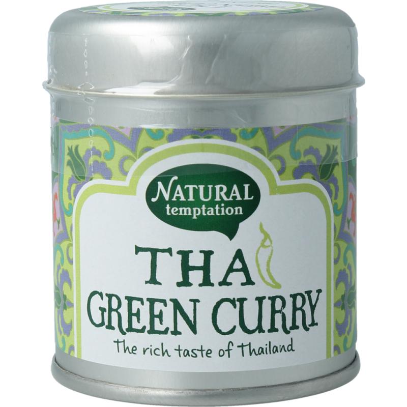 Natural Temptation Thai Green Curry Blikje Bio