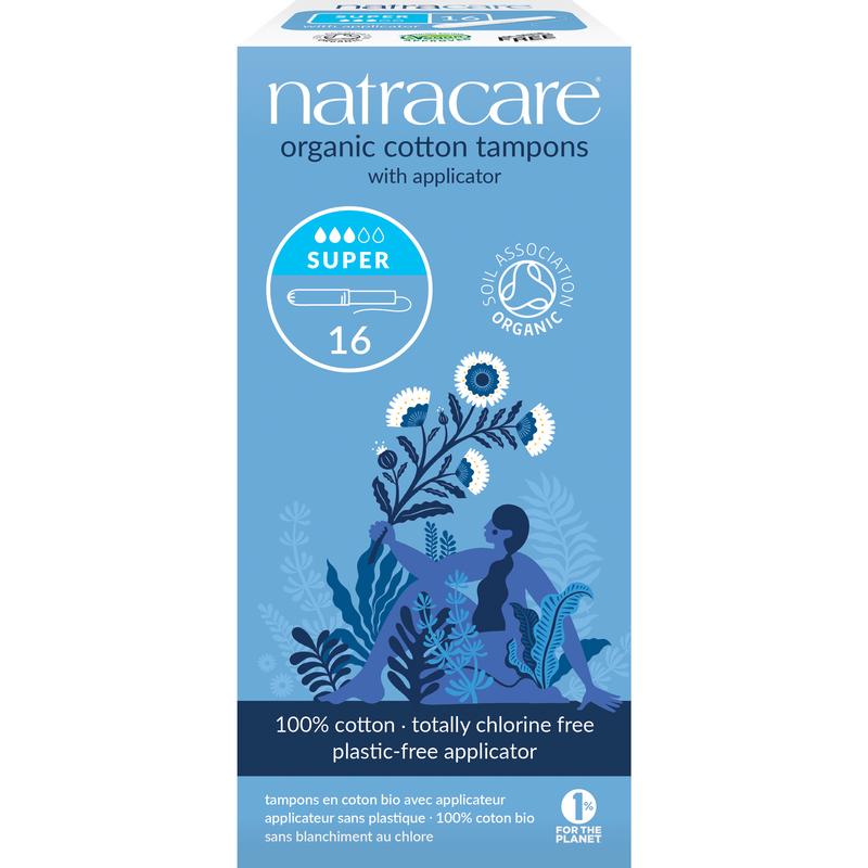Natracare Tampons Super+Inbrenghulsel