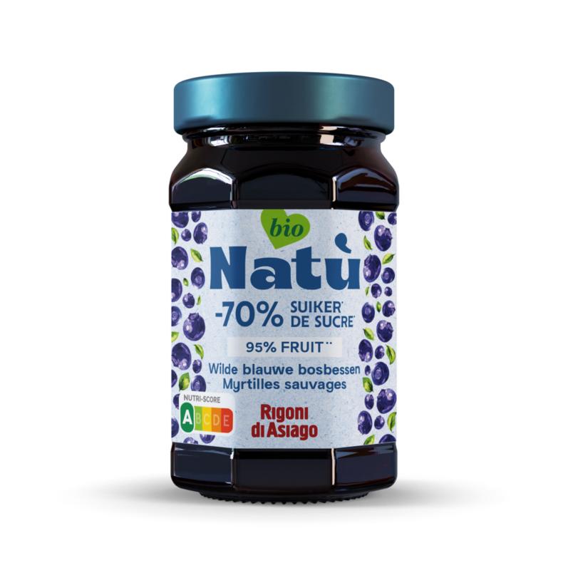 Natu Wilde Blauwe Bosbessenjam Bio