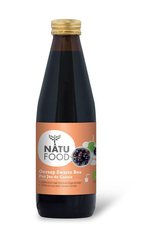 Natufood Zwarte Bes Oersap Vitaal Bio