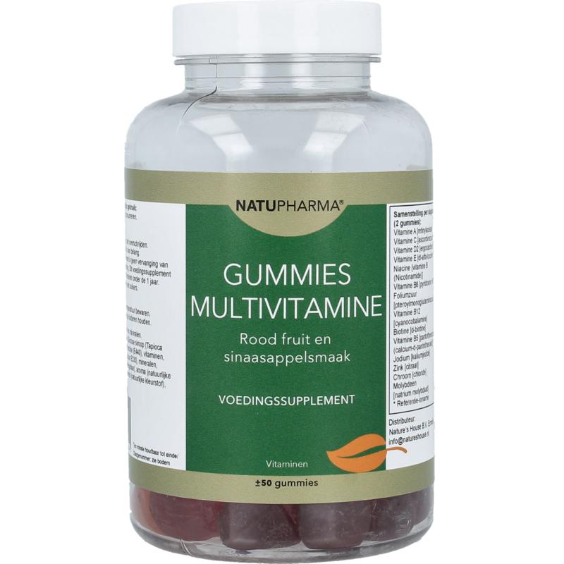 Natupharma Gummies Multi Vitamine Roodfruitsinaasappel
