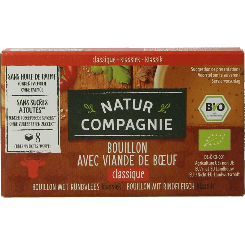 Natur Compagnie Rundvleesbouillon Blokjes Bio