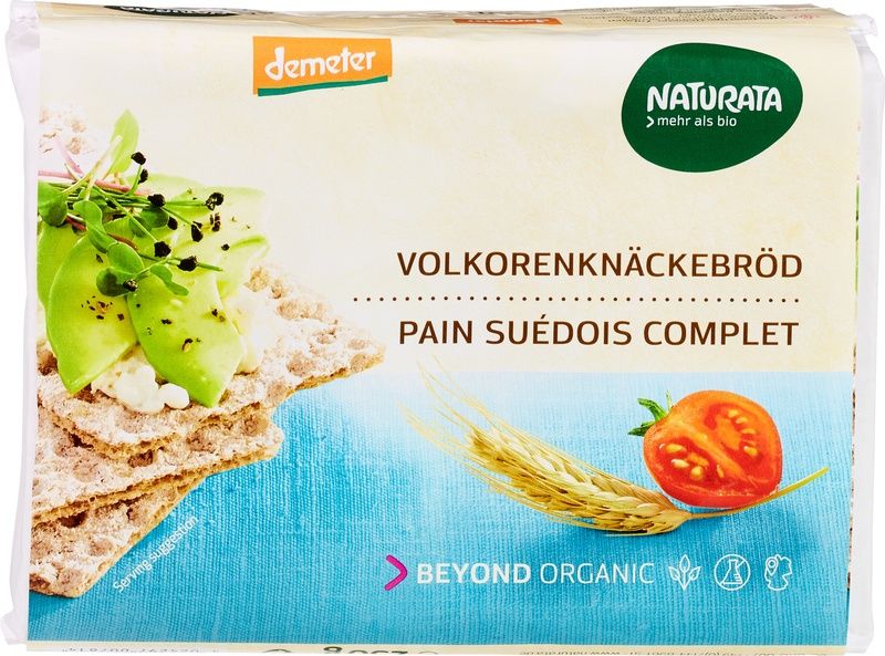 Naturata Knackebrod Volkoren Rogge Demeter Bio