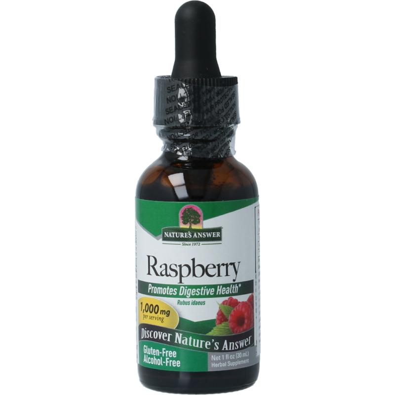 Natures Answer Frambozenblad Extract Alcoholvrij