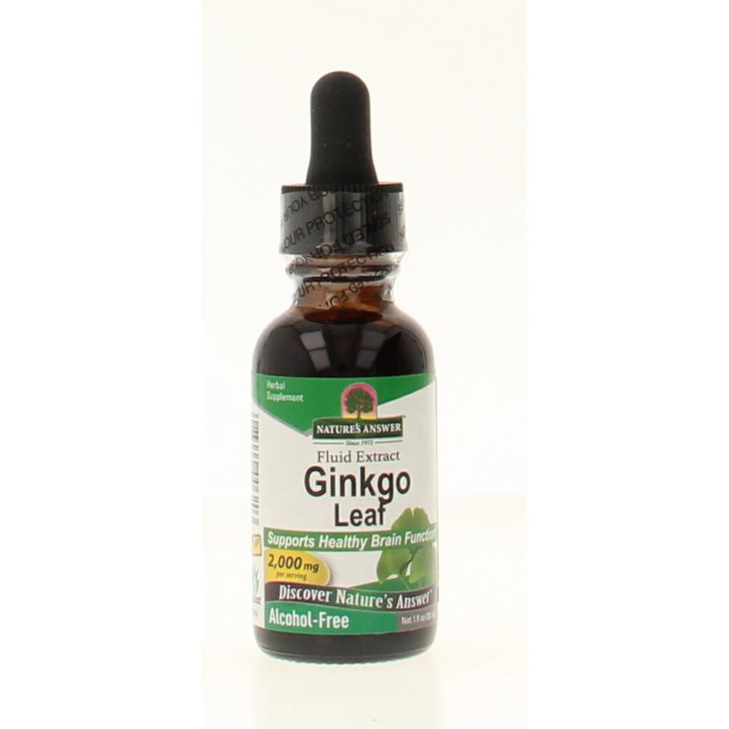 Natures Answer Ginkgo Biloba Extract Alcoholvrij