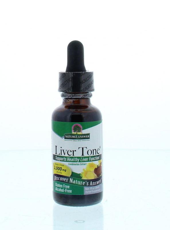 Natures Answer Livertone Lever Tonicum Extract Alcoholvrij