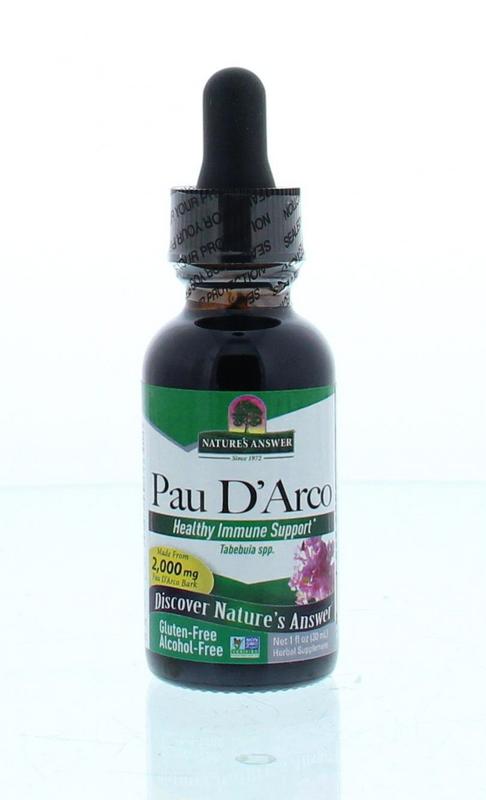 Natures Answer Pau D'arco Extract Alcoholvrij