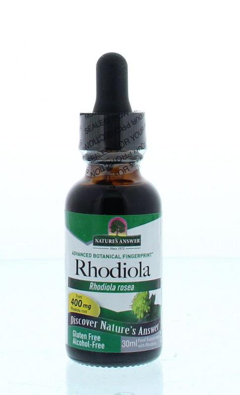 Natures Answer Rhodiola Extract Alcoholvrij Gestandaardiseerd