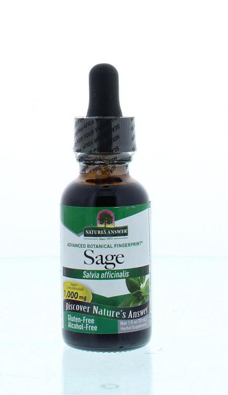 Natures Answer Saliesalvia Extract Alcoholvrij