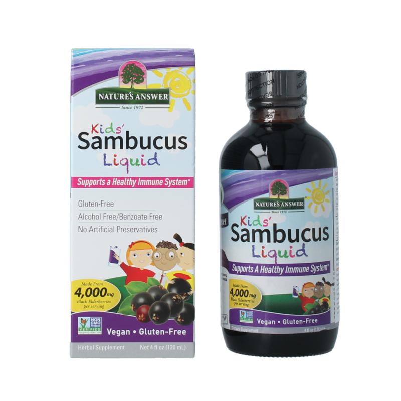 Natures Answer Sambucus Kids Vlierbessen Extract