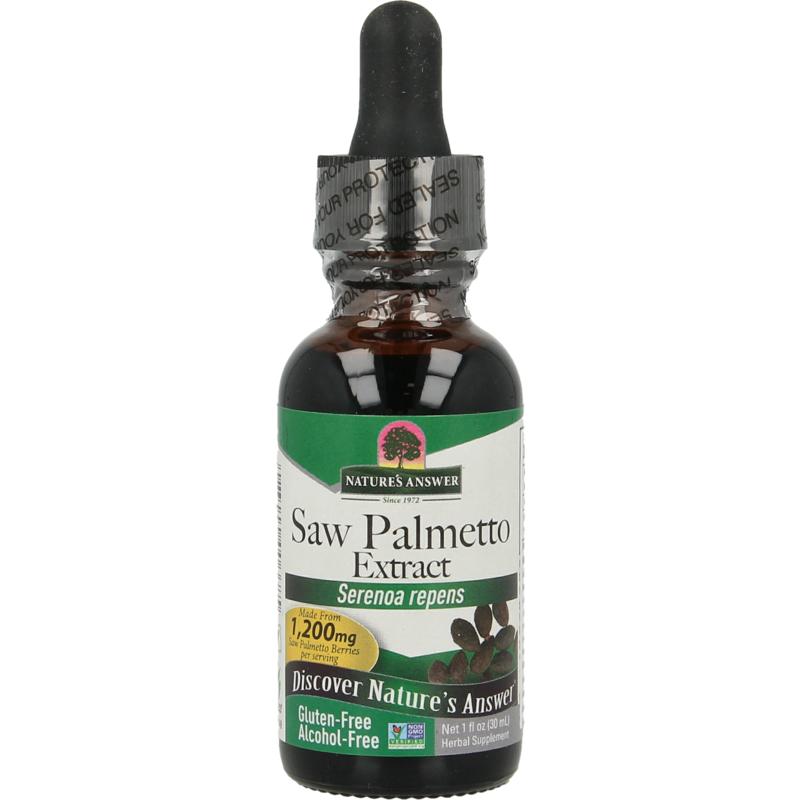 Natures Answer Saw Palmetto Extract Alcoholvrij