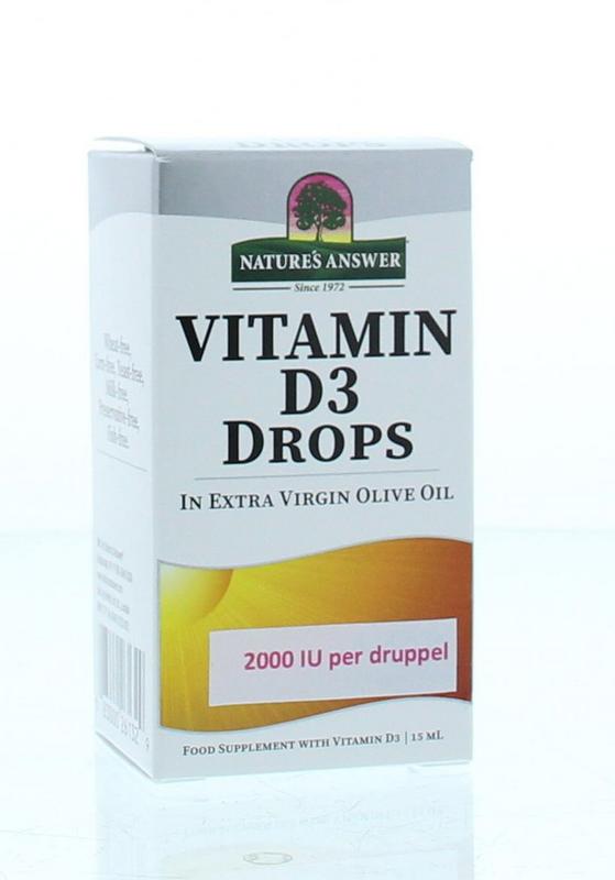 Natures Answer Vitamine D3 2000Iu50mcg Per Druppel