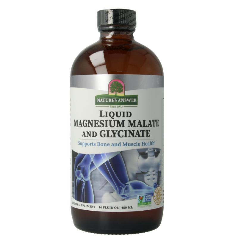 Natures Answer Vloeibaar Magnesium Malaat & Bisglycinaat