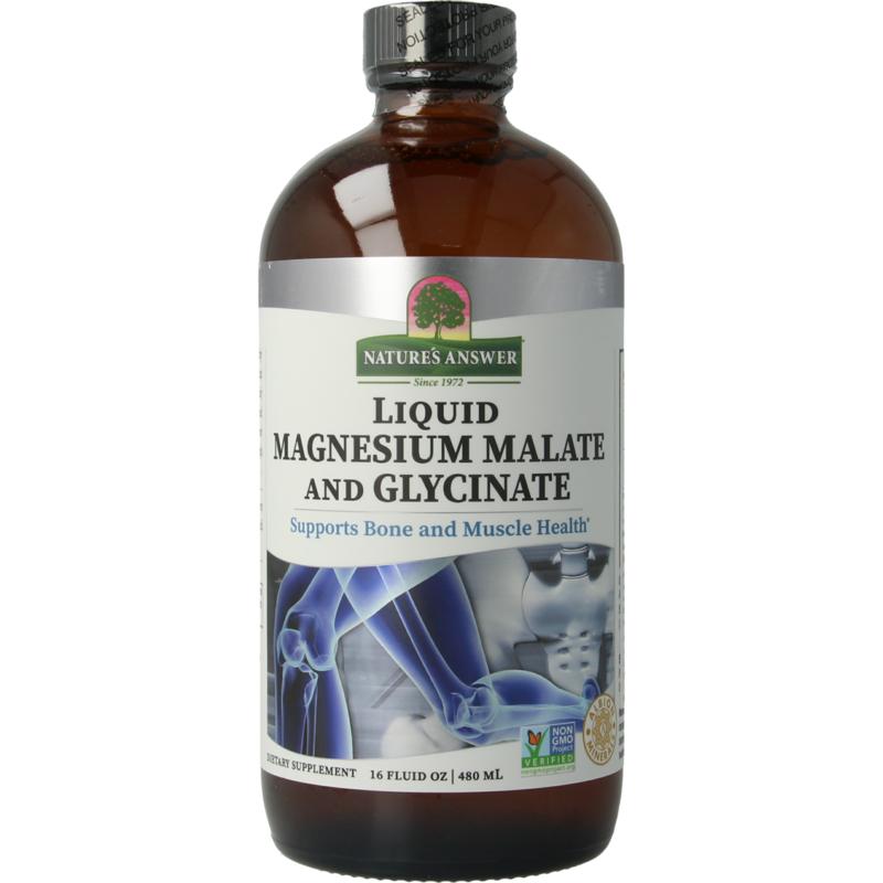 Natures Answer Vloeibaar Magnesium Malaat & Bisglycinaat