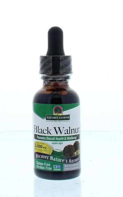Natures Answer Zwarte Walnoot Extract Alcoholvrij