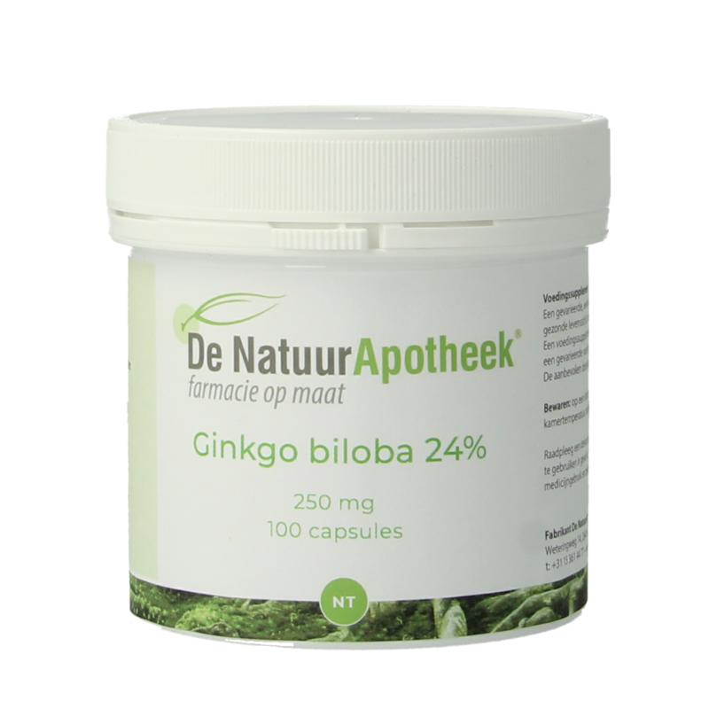 Natuurapotheek Ginkgo Biloba 24% 250Mg