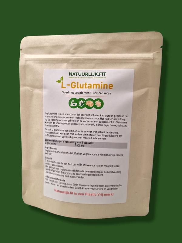 Natuurlijk.Fit L-Glutamine Capsules 800Mg