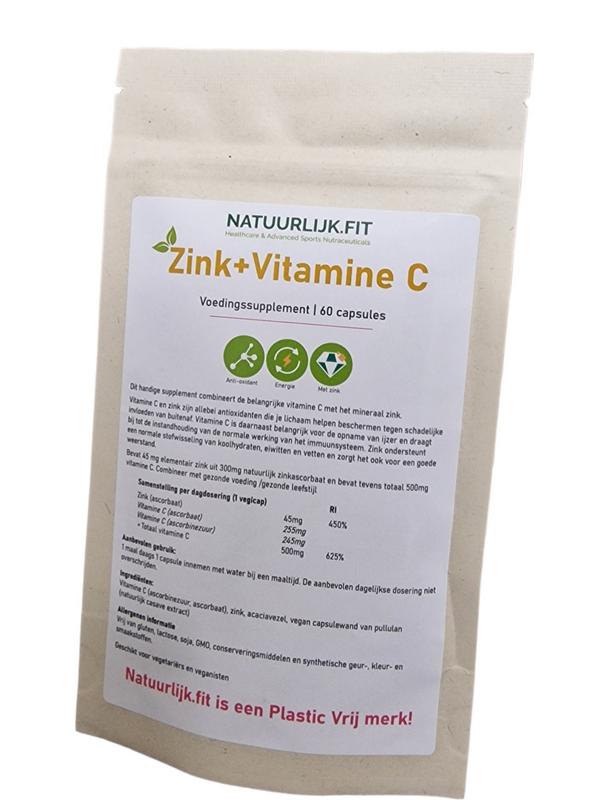 Natuurlijk.Fit Vitamine C + Zink