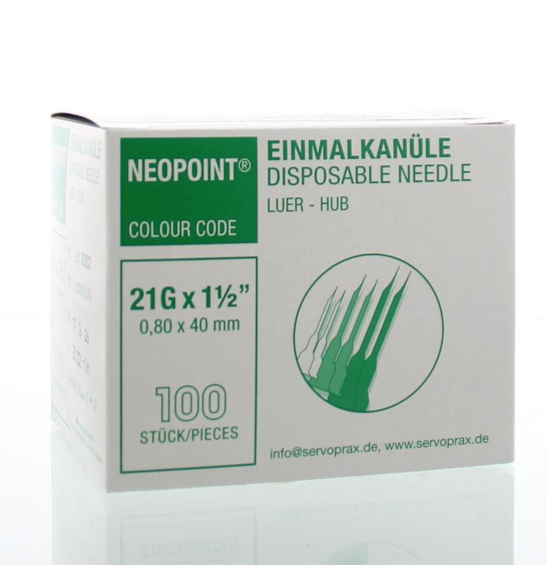 Neopoint Injectienaald Steriel 0.8 X 40