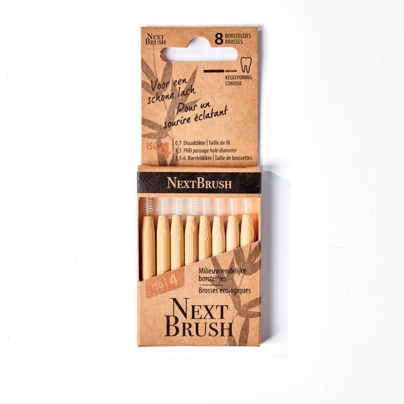 Nextbrush Bamboe Interdentale Ragers Iso 4 Conisch