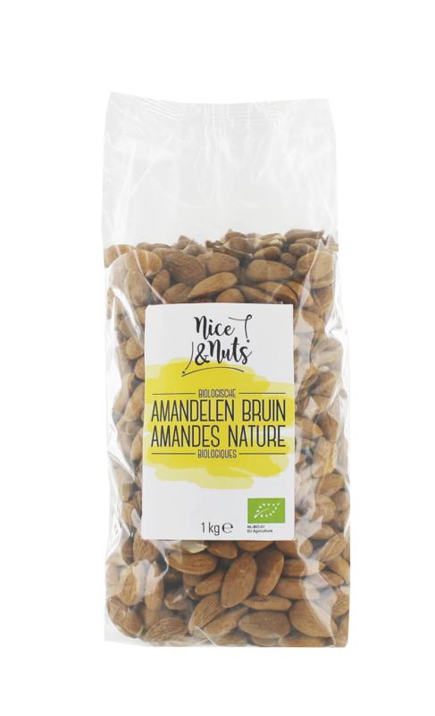 Nice & Nuts Amandelen Bruin Bio
