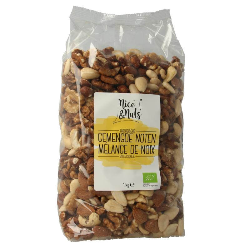 Nice & Nuts Gemengde Noten Rauw Bio