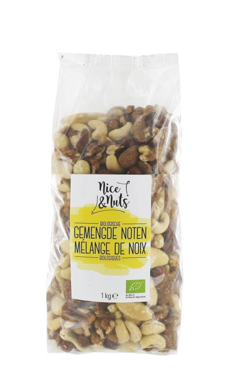 Nice & Nuts Gemengde Noten Rauw Bio
