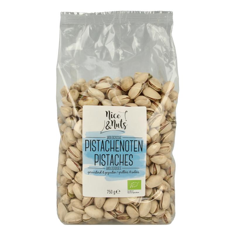 Nice & Nuts Pistache Geroosterd En Gezouten Bio