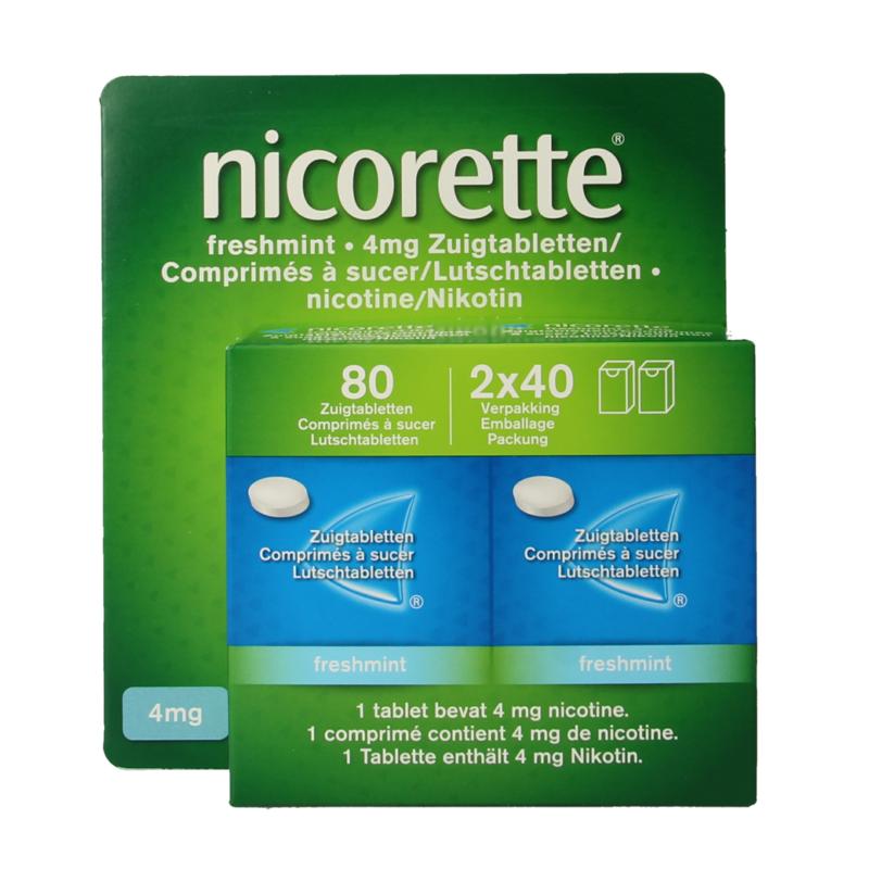 Nicorette Zuigtablet 4Mg Fresh Mint