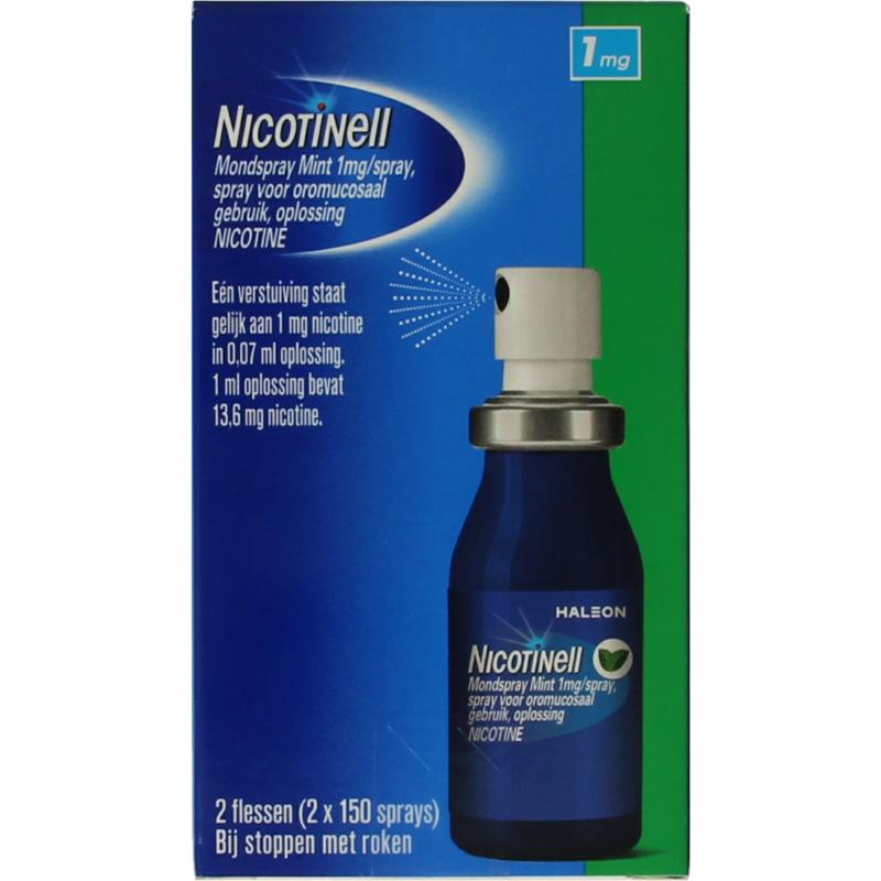 Nicotinell Mondspray 1Mg 2 X 150 Sprays